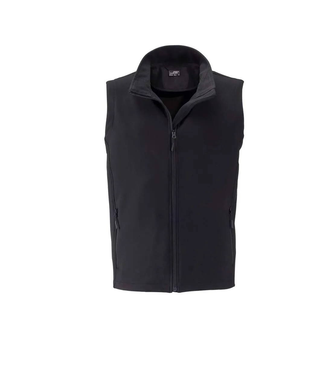 Gilet sans manches micropolaire softshell - JN1128 - noir - Homme