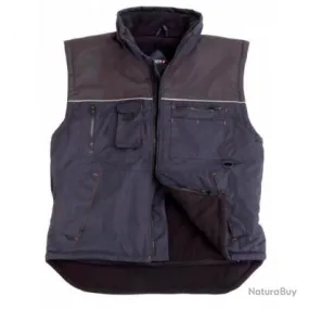 Gilet sans manches polaire SINGER SAFETY GASPAR GASMA Noir Bleu marine