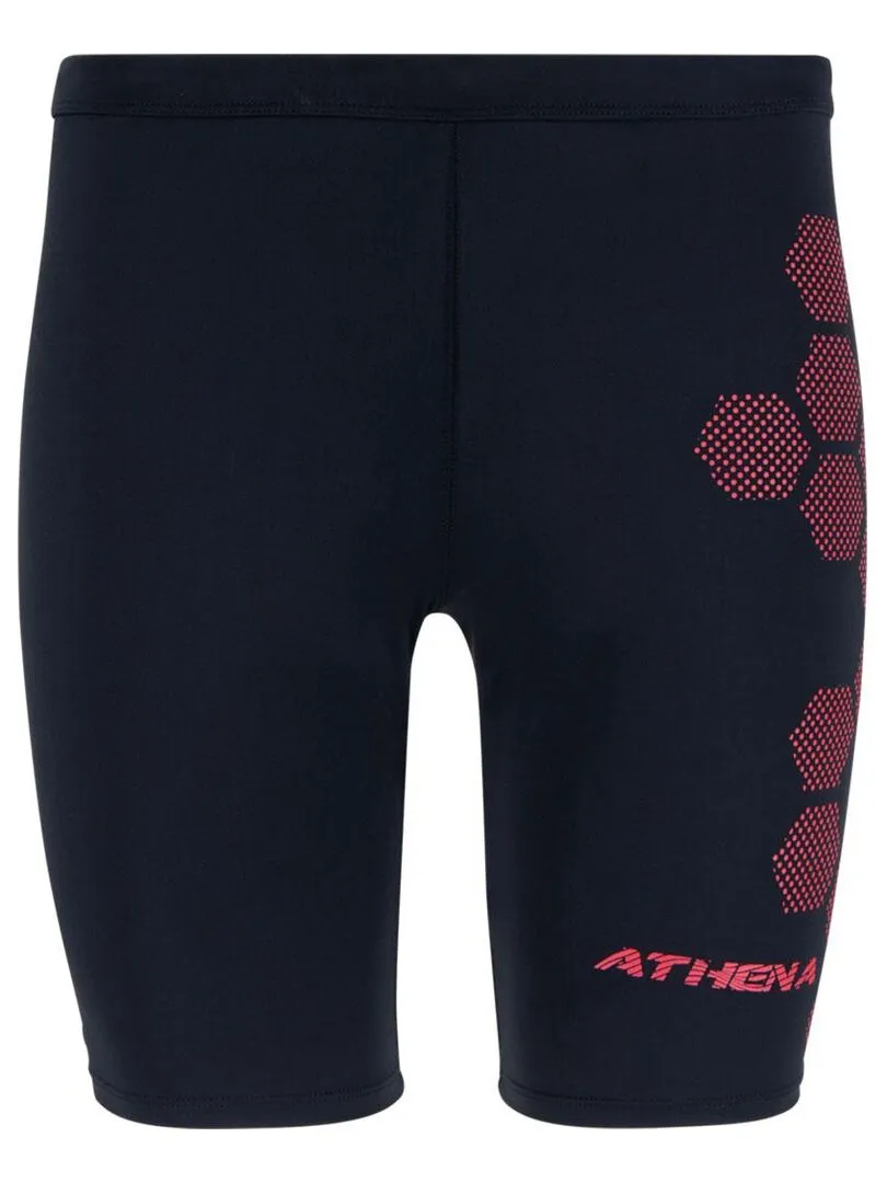 Jammer de bain homme Sport serigraphie - Noir