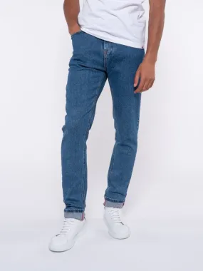 JEANS AJUSTE 103N DELAVE coton bio superdenim flex indigo ocean Homme | 1083