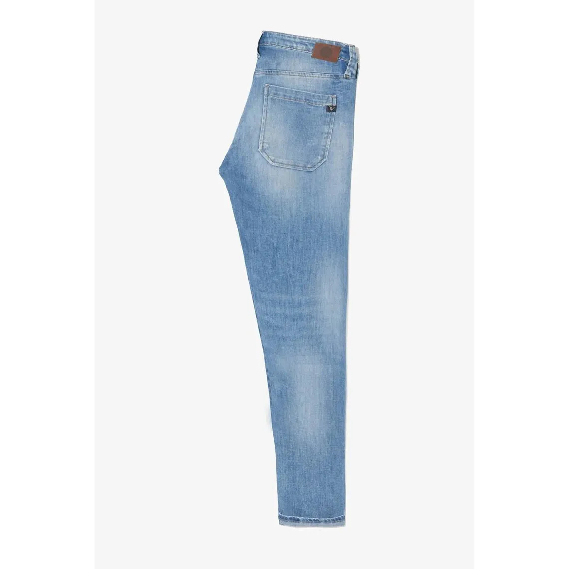 Jeans boyfit 200/43, longueur 34 bleu en coton Jade | 3 Suisses