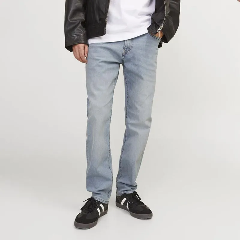 Jeans regular bleu trés clair Homme JACK & JONES à prix dégriffé ! | 