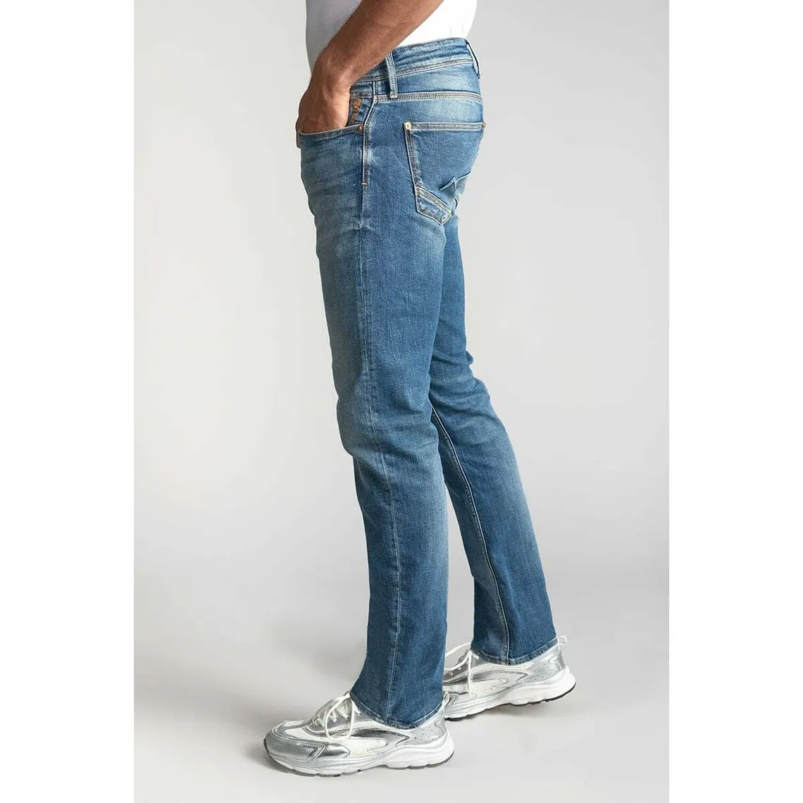 Jeans regular, droit 700/17, longueur 34 bleu | 3 Suisses