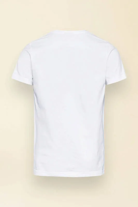 KAERE T-shirt Homme - Manche courte blanc