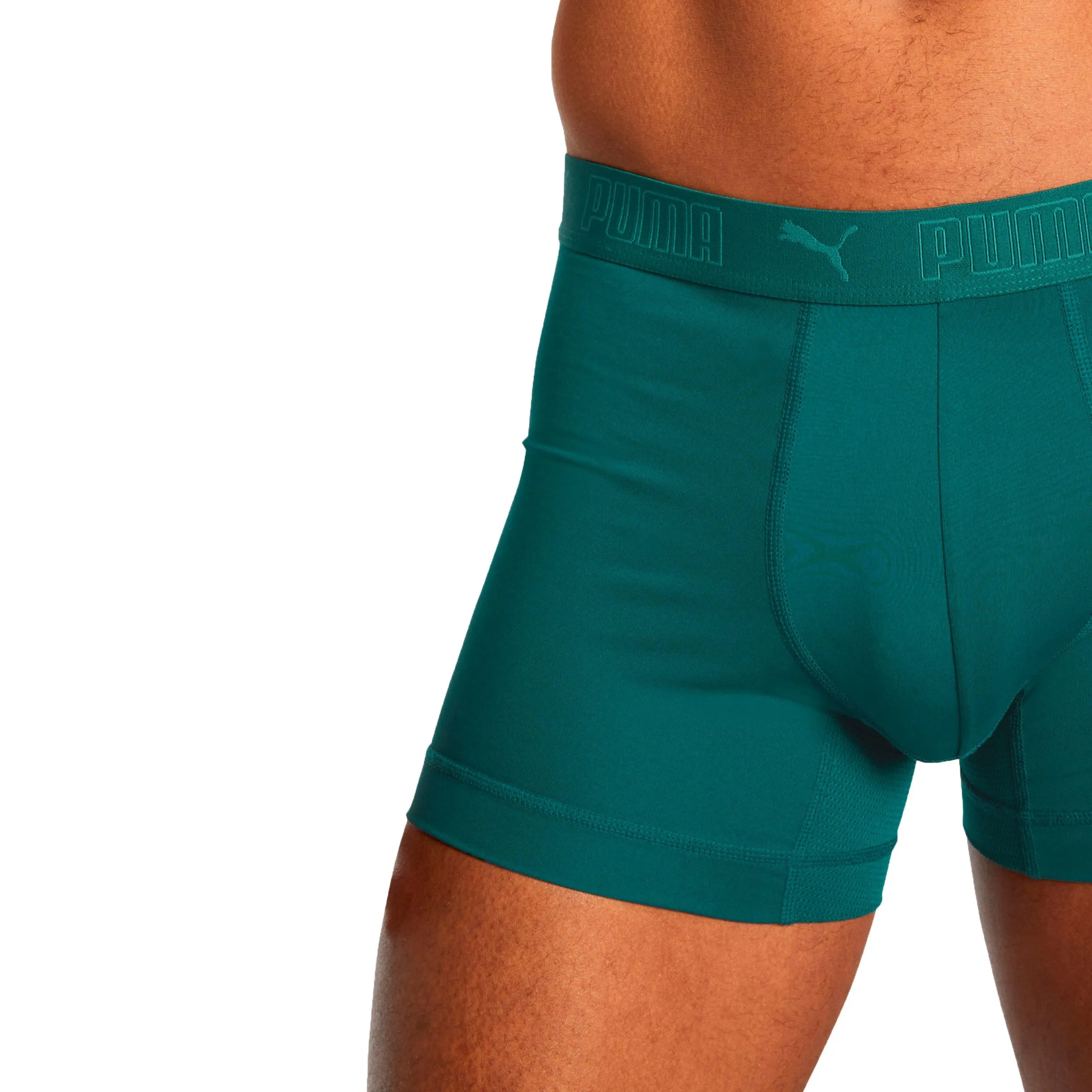 Lot de 2 boxers sport en microfibre PUMA - vert et noir - Puma : ve...