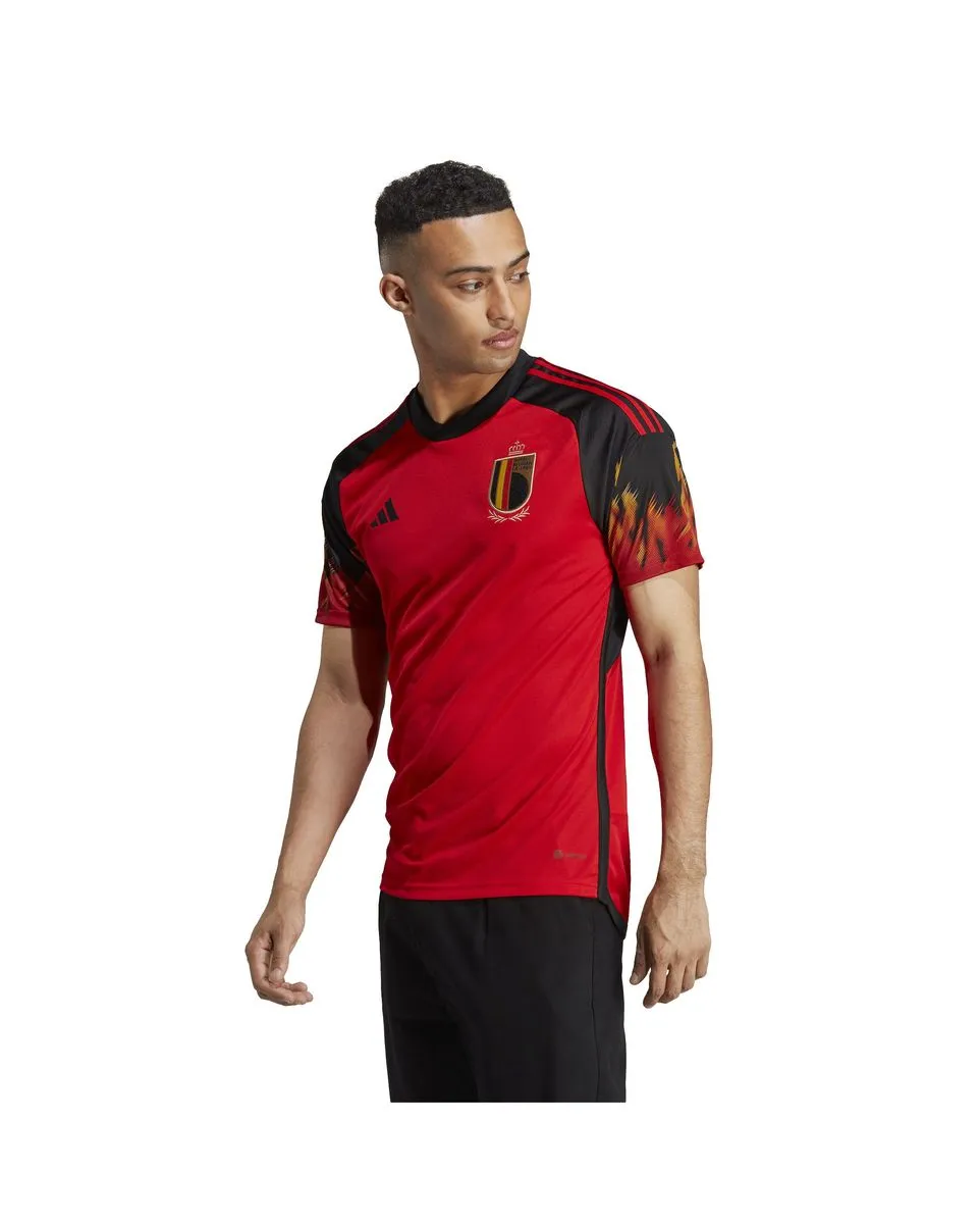 MAILLOT BELGIQUE DOMICILE ADULTE Rouge