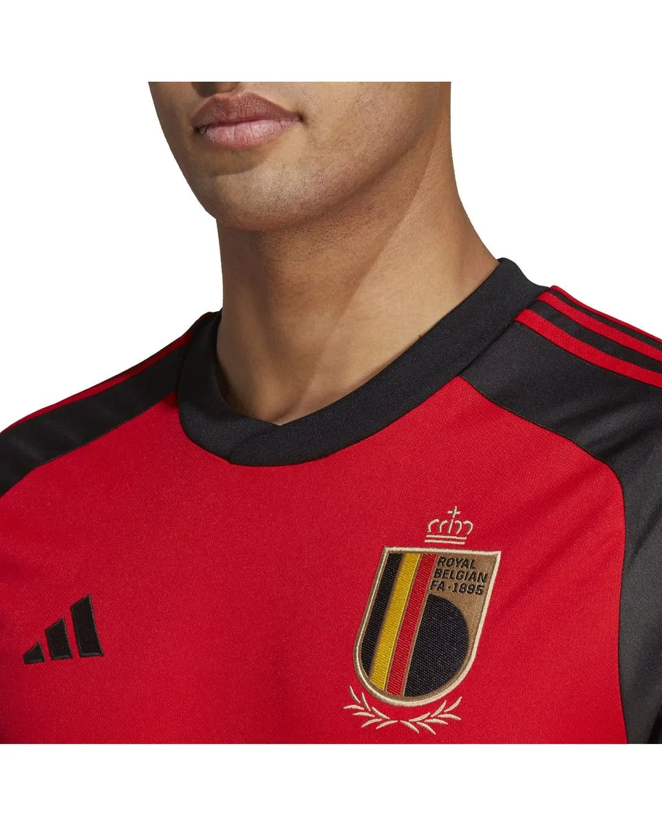 MAILLOT BELGIQUE DOMICILE ADULTE Rouge