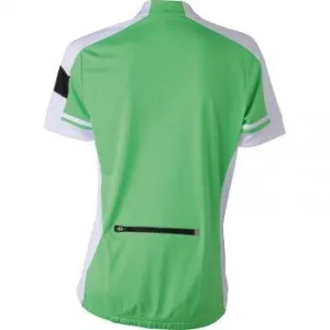 maillot cycliste zippé FEMME JN453 - vert 