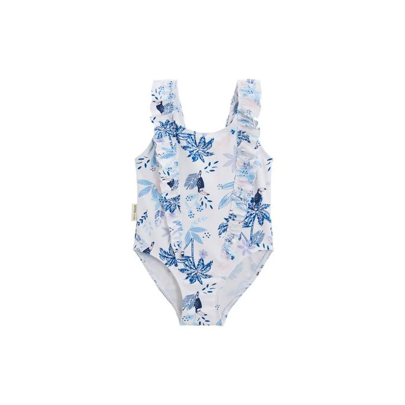 Maillot de bain enfant 1 pièce Moorea bleu - Petit Beguin