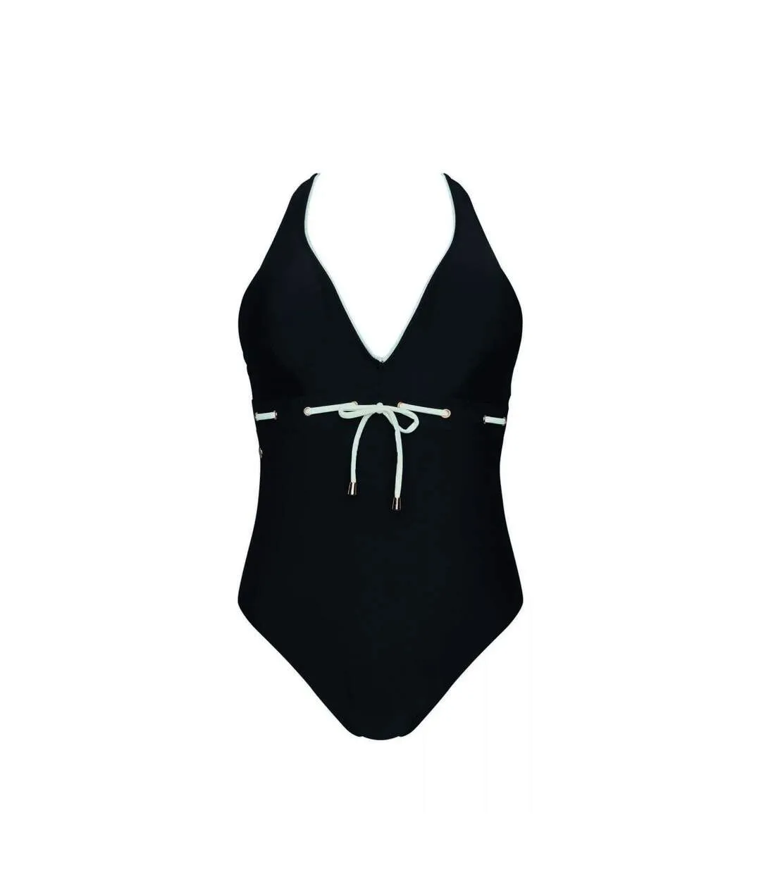 Maillot une pièce noir BAIGNEUSE