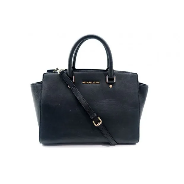 MICHAEL KORS SACS A MAIN large selma top zip satchel - 30S3GLMS7L porté bandoulière