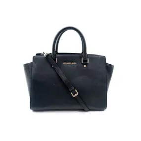 MICHAEL KORS SACS A MAIN large selma top zip satchel - 30S3GLMS7L porté bandoulière