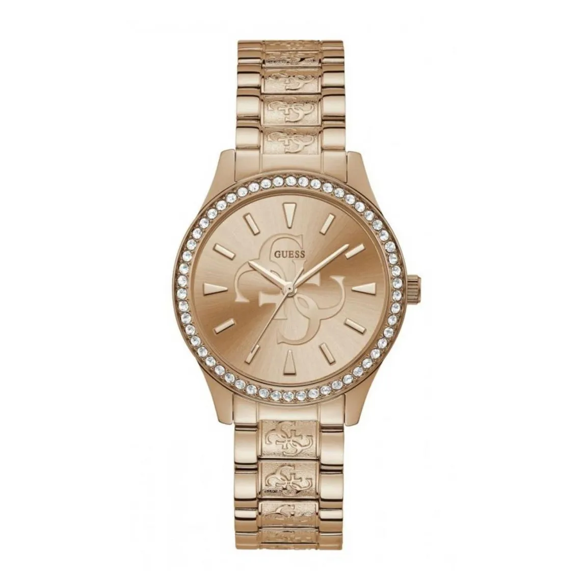 Montre Femme Guess ANNA  W1280L3 - Bracelet Acier Doré Rose  | 3 Suisses