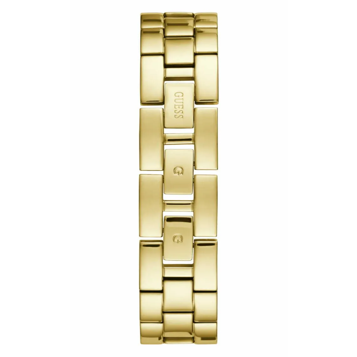 Montre Guess W1288L2 - AURORA Boîtier acier doré brillant cadran doré avec cristaux bracelet acier dor&eacut