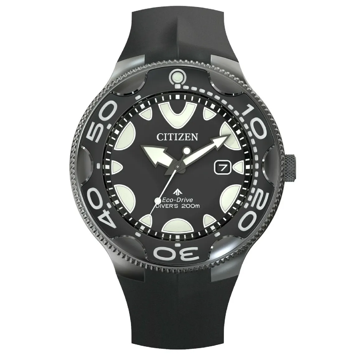 Montre Homme CITIZEN BN0235-01E - Bracelet Silicone Noir Citizen - Montre Homme sur MenCorner