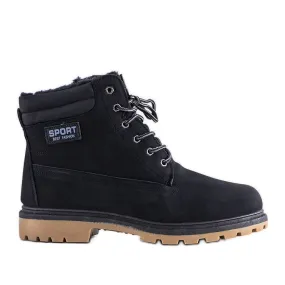 PA1 Bottes isolées noires pour hommes de North le noir