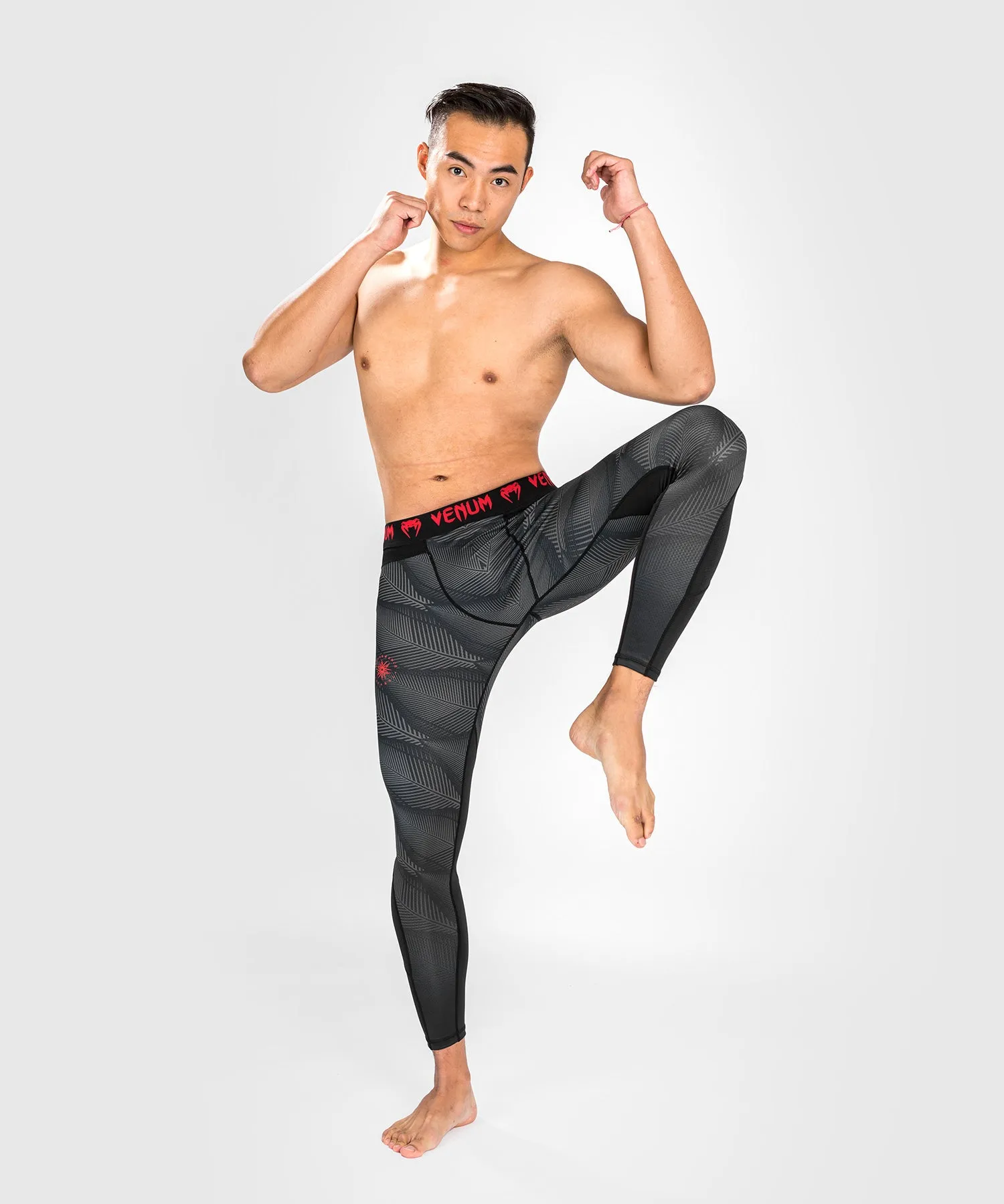 Pantalon de Compression Venum Phantom - Noir/Rouge