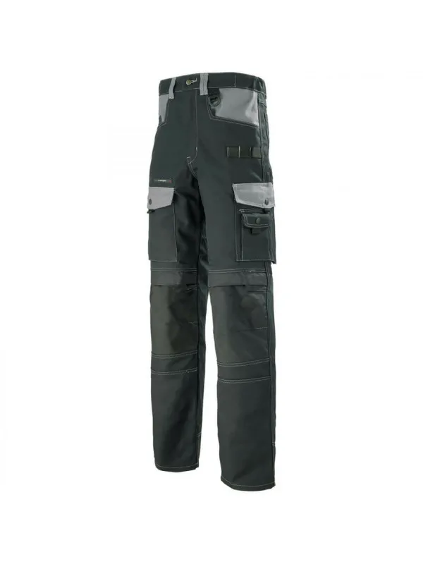 Pantalon de travail noir et gris