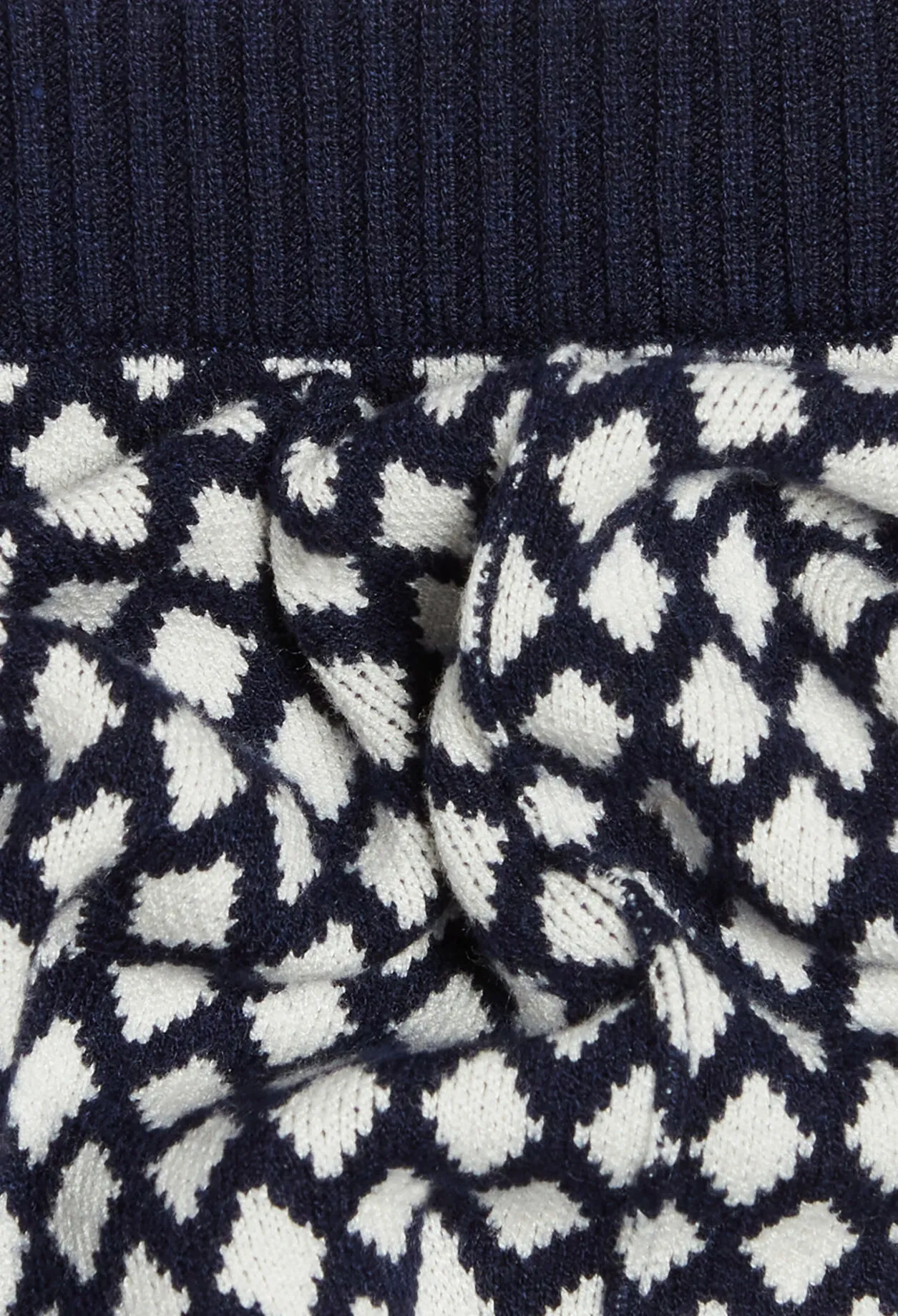 Pantalon maille à motifs graphiques | Claudie FR