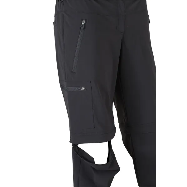 Pantalon trekking stretch randonnée HOMME JN585 - noir 