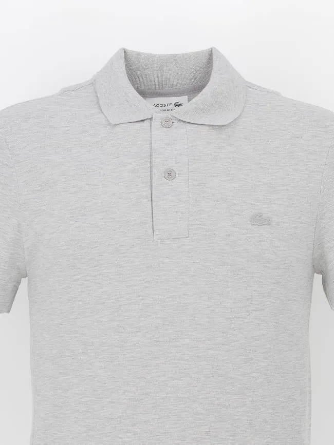 Polo core active gris chiné homme - Lacoste | wimod