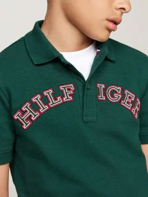 Polo coupe standard Hilfiger Monotype | Vert | Tommy Hilfiger