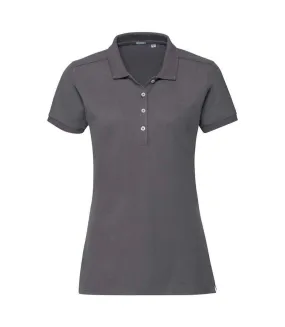 Polo femme gris foncé Russell