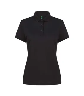 Polo femme noir Henbury