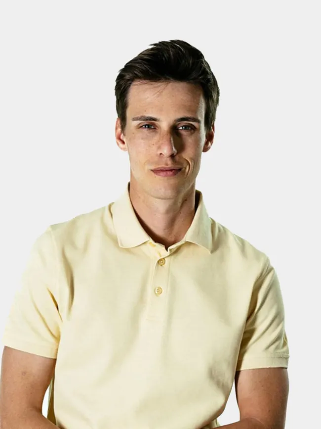 Polo jaune homme - Chabrand | wimod