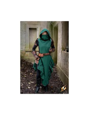 Robe médiévale femme Rebel Adelina en vert ⚔️ Boutique Épées