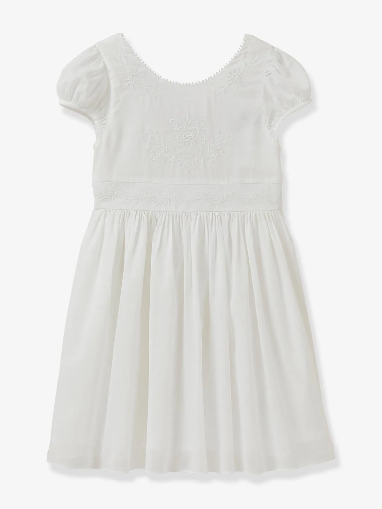 Robe Thelma fille CYRILLUS - Collection fêtes et mariages blanc - Cyrillus