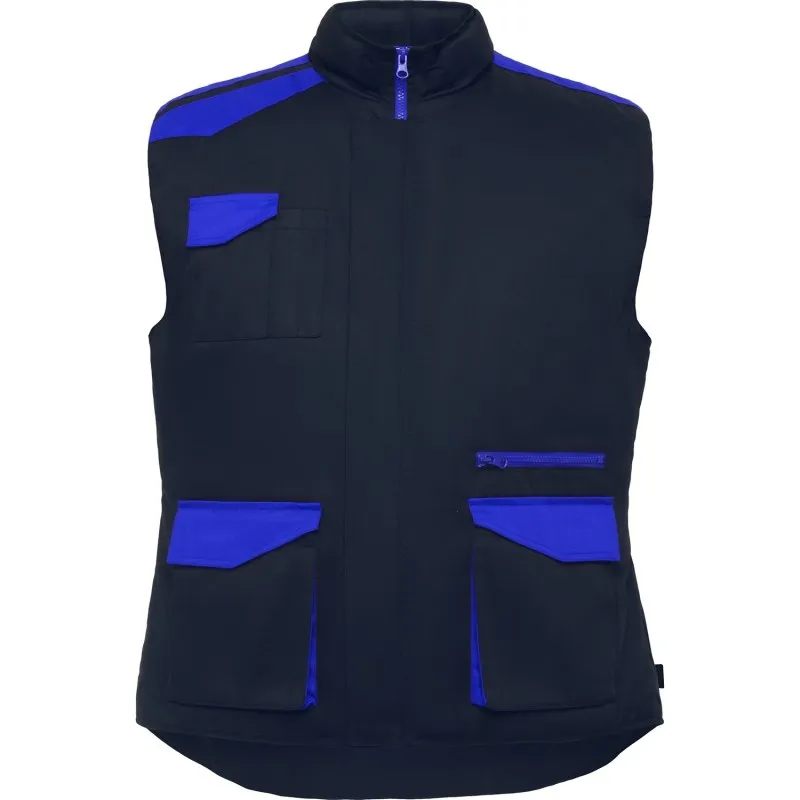 Roly R8414 - ARMADA Gilet de Travail Multipoche à Col Haut