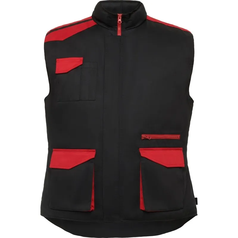 Roly R8414 - ARMADA Gilet de Travail Multipoche à Col Haut