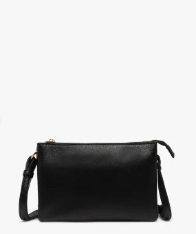 sac porte travers femme noir standard sacs bandouliere