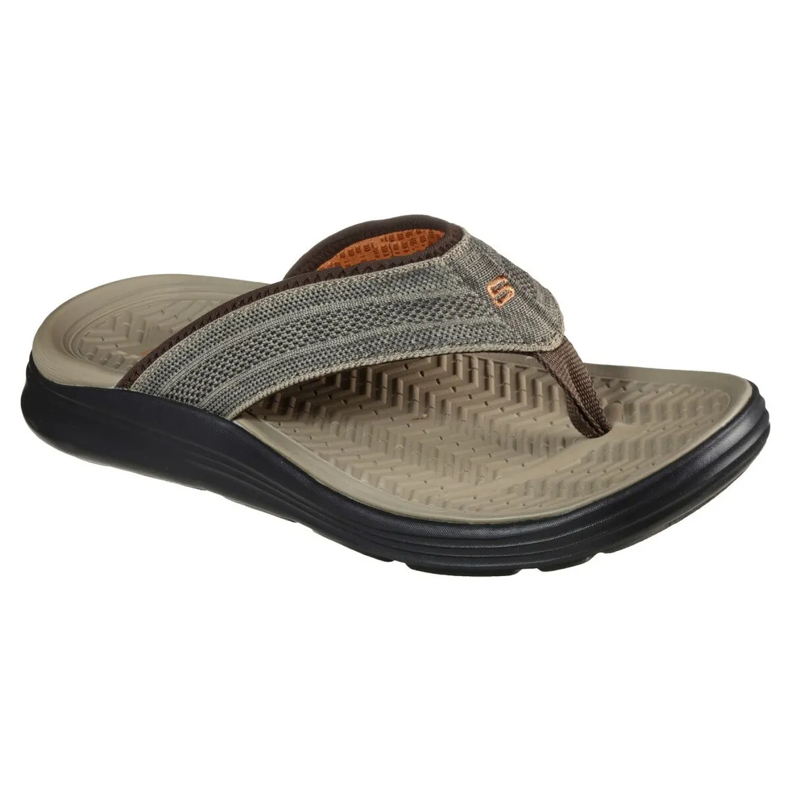 Sandales homme SARGO - POINT VISTA Marron Skechers - Tongs et claquettes Homme sur MenCorner