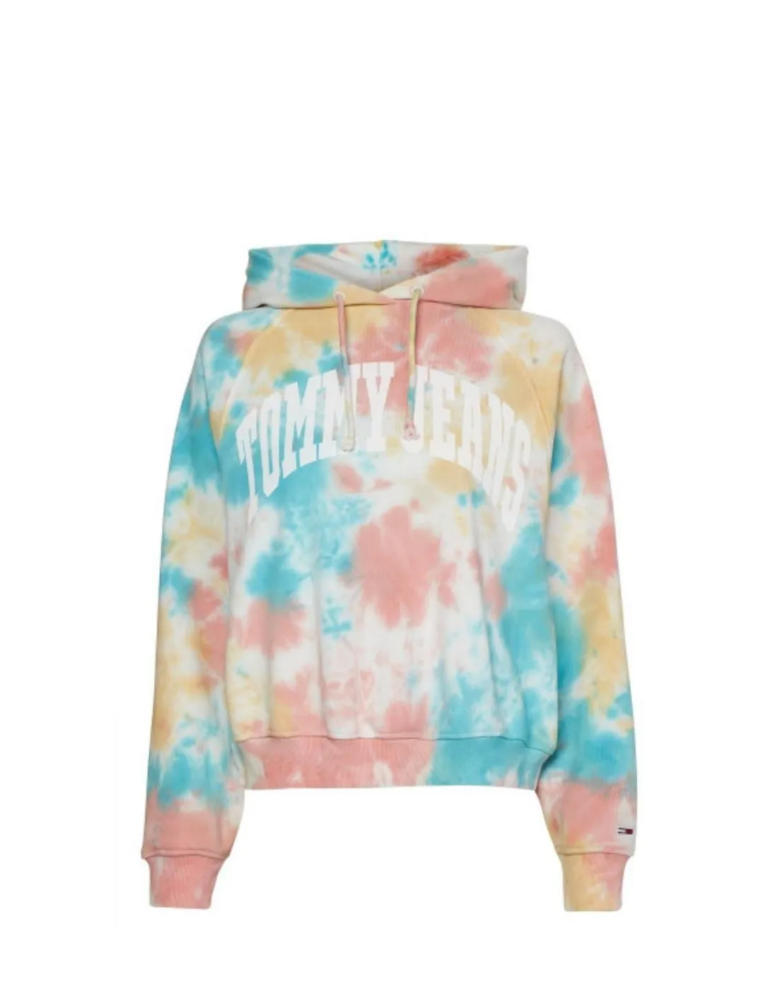 Sweat A Capuche Femme Tommy Jeans Ref 56730 0k6 tie dye Multi