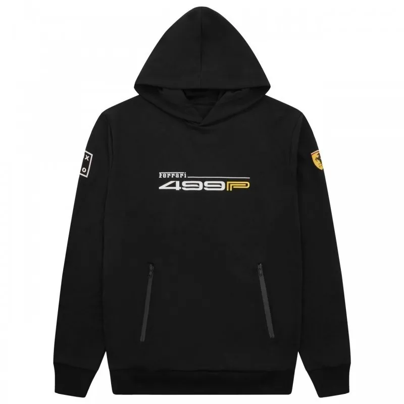 Sweat à capuche Ferrari Hypercar Team Noir | Vêtements officiels