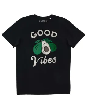 T-shirt Avocado Good Vibes - Avocat Message Typo