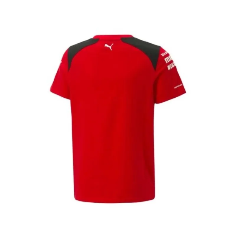 T-shirt Ferrari Team pour enfants rouge | Vêtements officiels de la Scuderia Ferrari