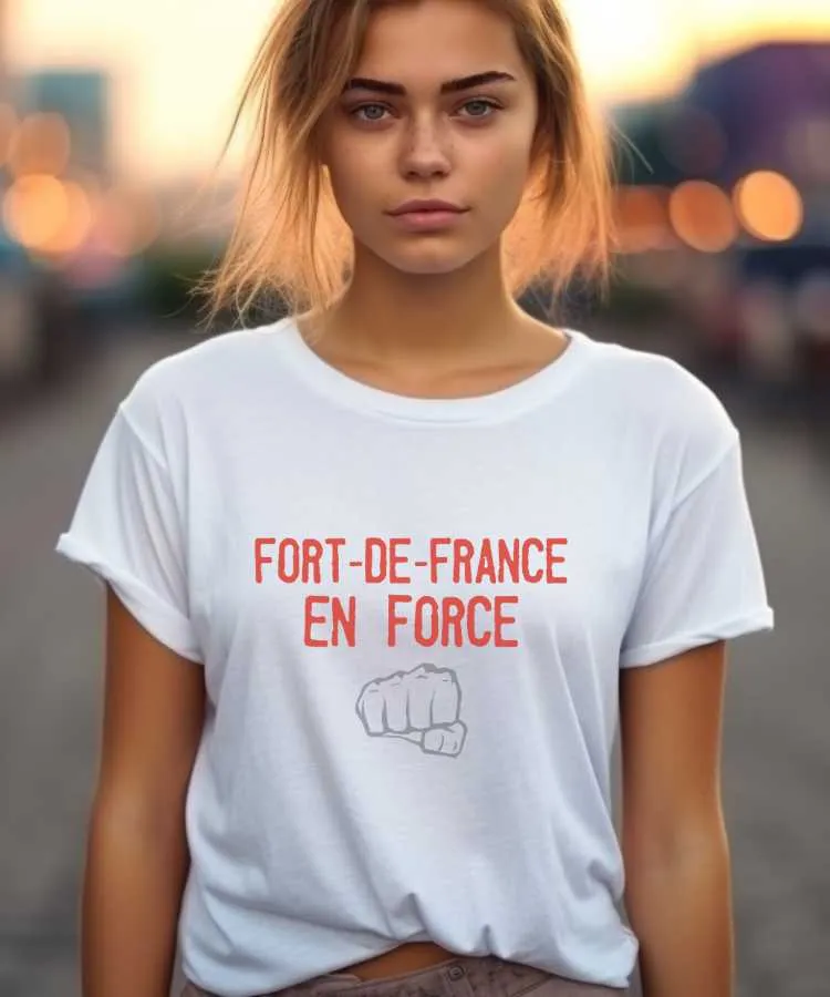 T-Shirt Fort-de-France en force