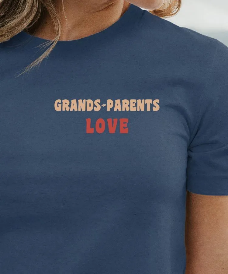 T-Shirt Grands-Parents love Pour femme