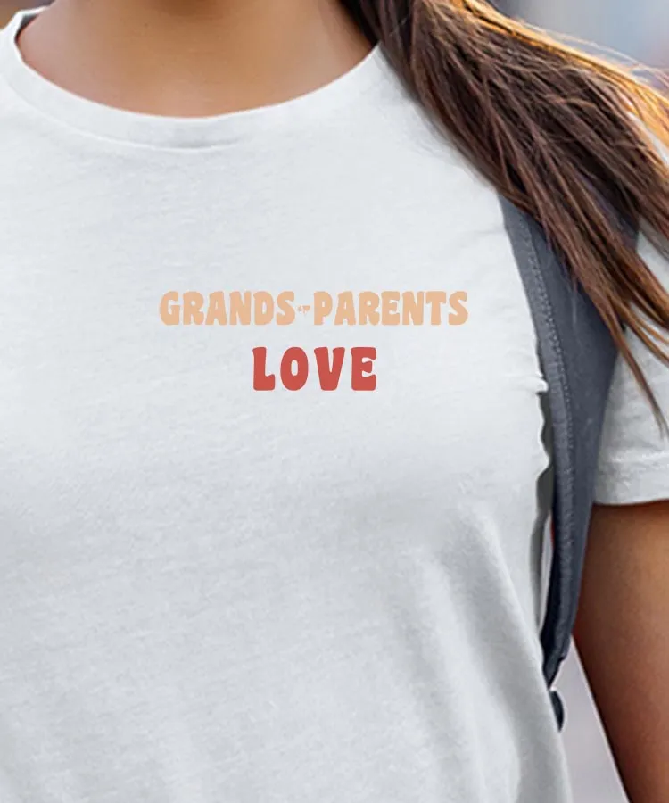 T-Shirt Grands-Parents love Pour femme