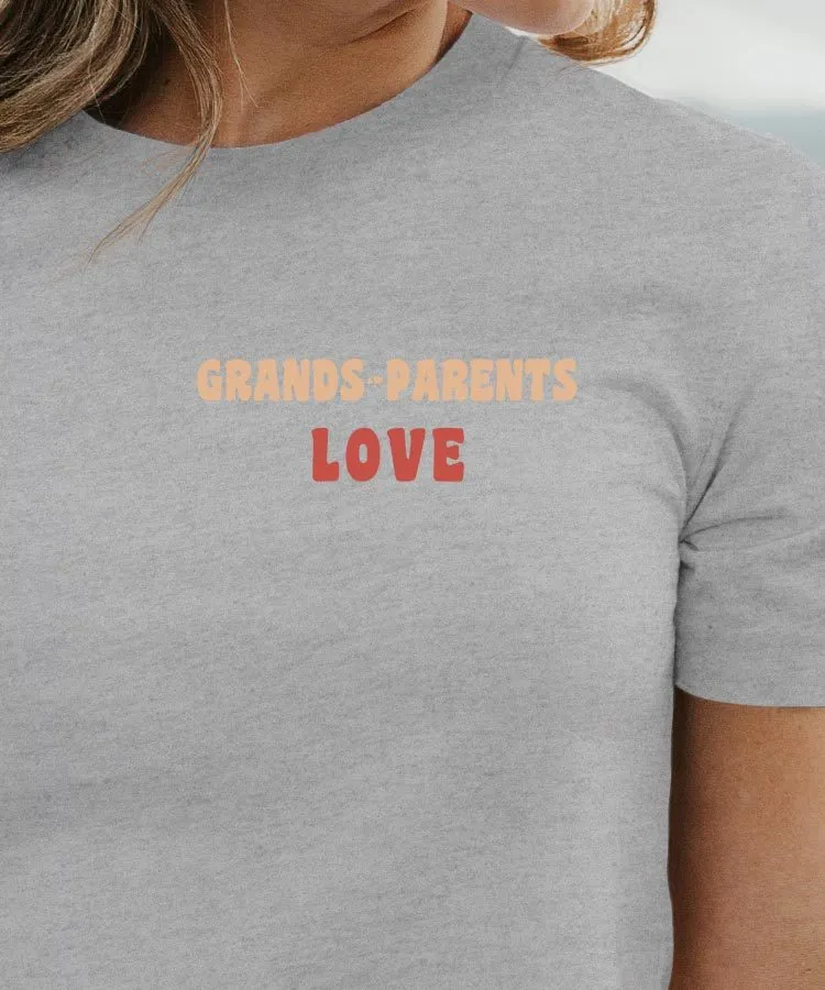 T-Shirt Grands-Parents love Pour femme