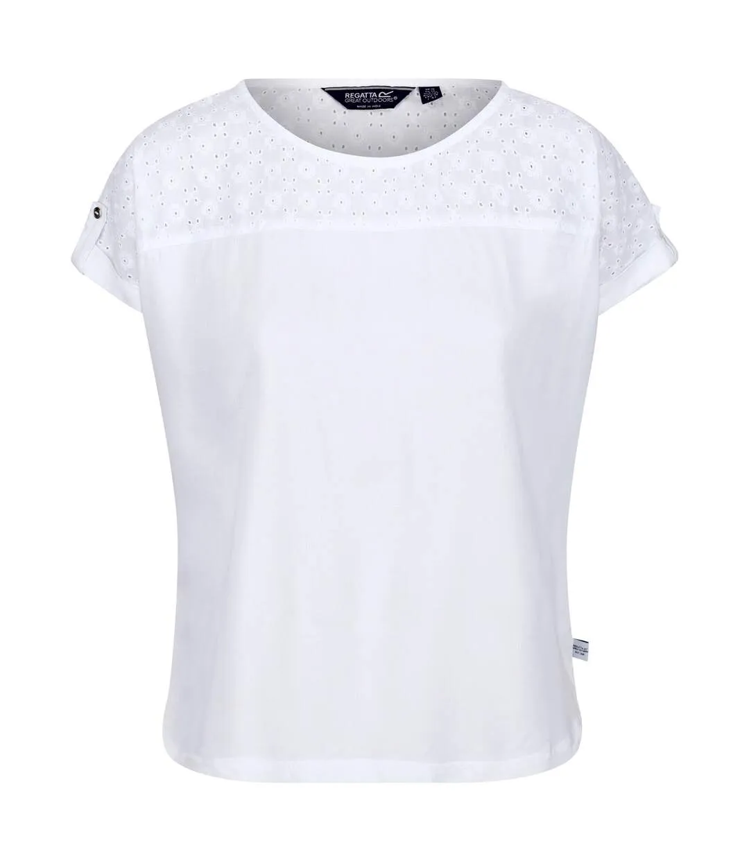 T-shirt jaida femme blanc Regatta