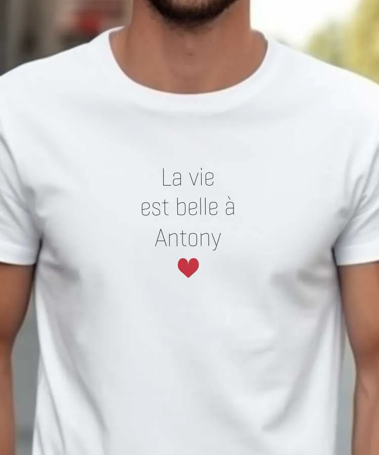 T-Shirt La vie est belle à Antony