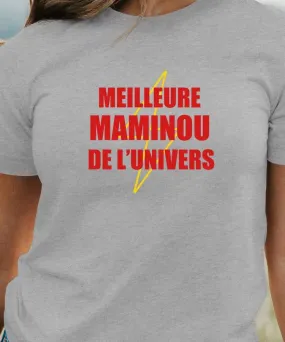 T-Shirt Meilleure Maminou de l'univers Pour femme