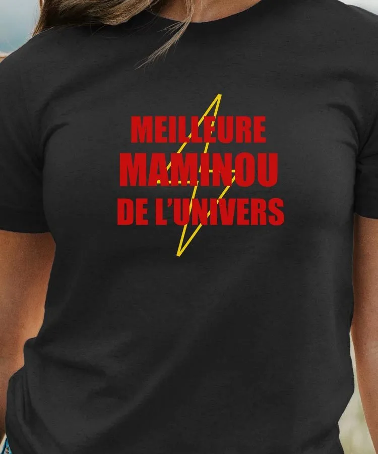 T-Shirt Meilleure Maminou de l'univers Pour femme