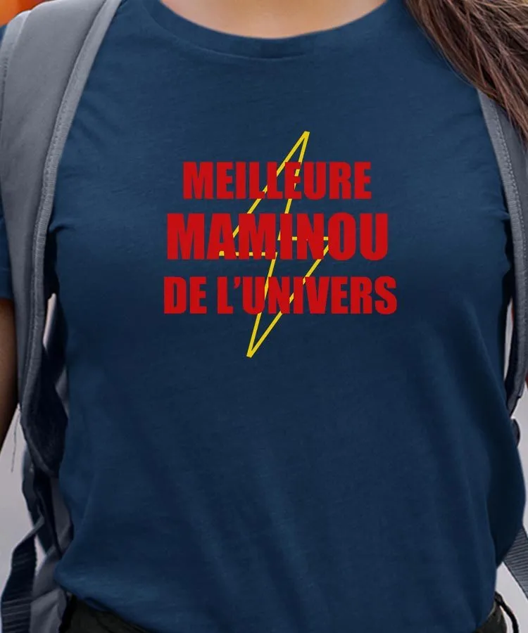 T-Shirt Meilleure Maminou de l'univers Pour femme