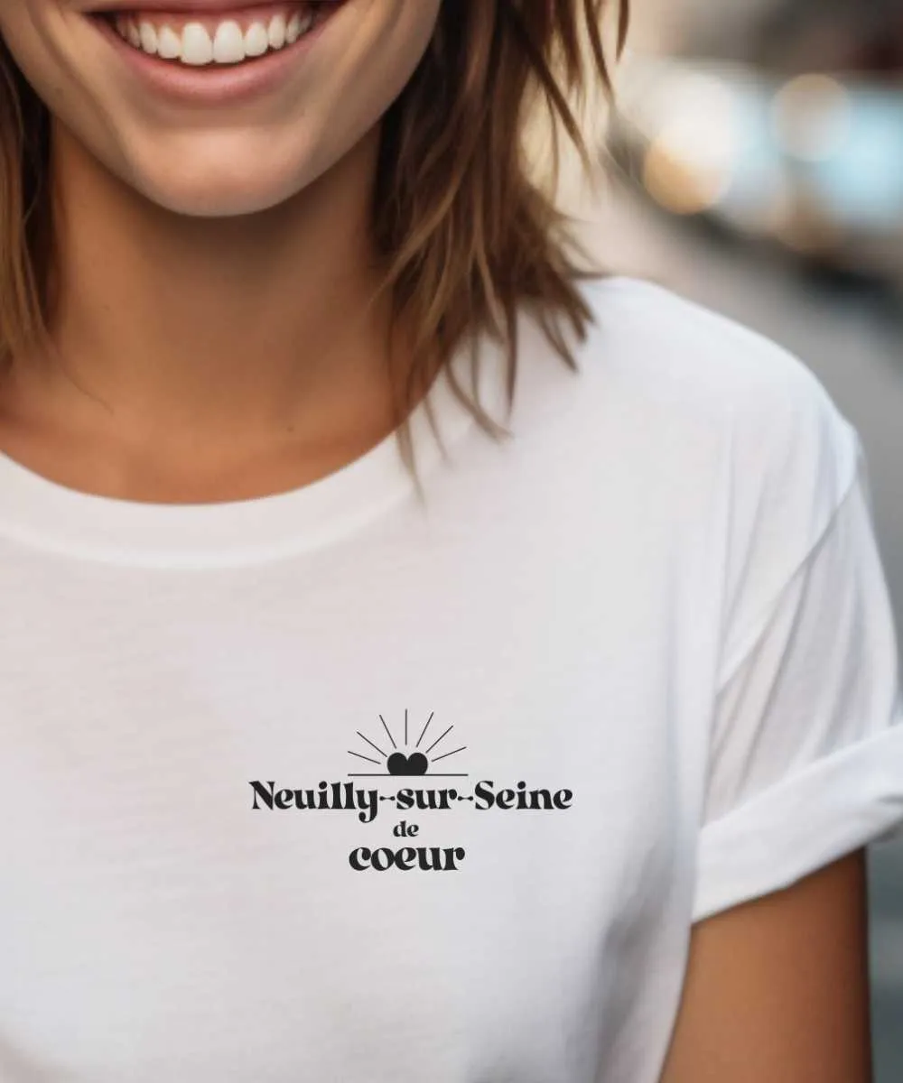 T-Shirt Neuilly-sur-Seine de coeur