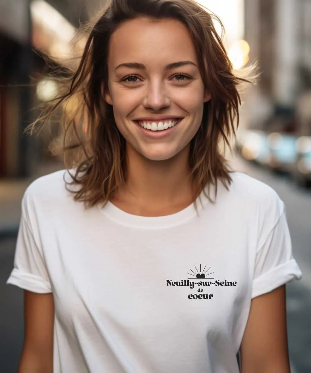 T-Shirt Neuilly-sur-Seine de coeur